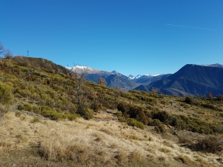 POINTE DE LA PENNA AU DEPART D ILONSE-alpes-maritimes