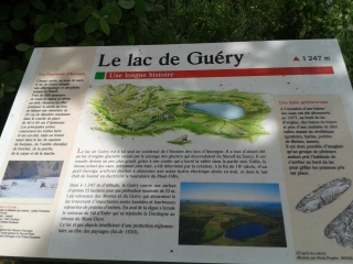 LAC DE SERVIERES - TOUR DU LAC DE GUERY-puy-de-dome