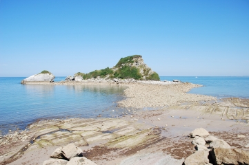 HENDAYE - POINTE SAINT-ANNE A MAREE BASSE-basque