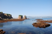 HENDAYE - POINTE SAINT-ANNE A MAREE BASSE-basque