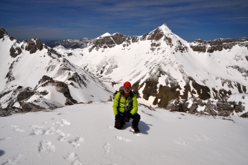 ASCENSION DU BILLARE EN CRAMPONS (VALLEE D ASPE)-basque