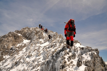 ASCENSION DU BILLARE EN CRAMPONS (VALLEE D ASPE)-basque