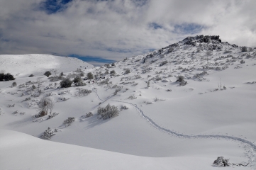 RAQUETTES AU PIC BERSAUT (VALLEE D OSSAU)-basque