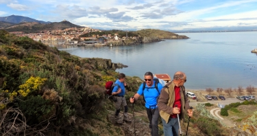 REJOINDRE PORT-VENDRES BANYULS PAR LA COTE-po