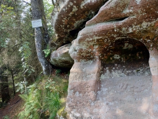 CHAPELLE BIPIERRE - TETE DES BLANCHES ROCHES-bas-rhin-strasbourg
