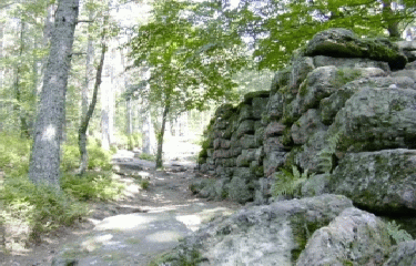 MONT SAINTE-ODILE - TOUR DU MUR PAIEN-bas-rhin-strasbourg