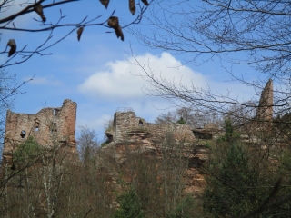 CHATEAUX ET ROCHERS AUTOUR D OBERSTEINBACH-bas-rhin-strasbourg