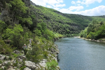 PARTIE CENTRALE DES GORGES D ARDECHE-ardeche