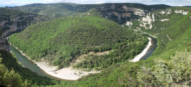 PARTIE CENTRALE DES GORGES D ARDECHE-ardeche