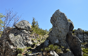 ROCLES - COL DU MERLE - LA CHAM DU CROS-ardeche