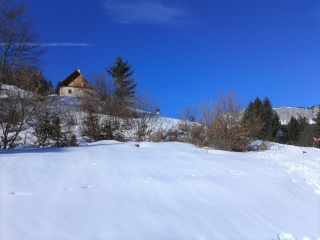 ENTREMONT-LE-VIEUX - COL DU CUCHERON EN RAQUETTES A NEIGE-savoie