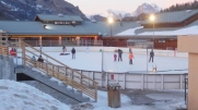 VALLOIRE - STATUES DE GLACE-savoie