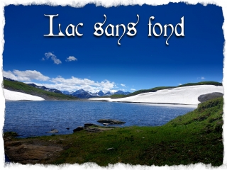 COL DE FORCLAZ - LAC SANS FOND -savoie