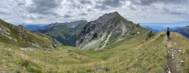 LE MONT TRELOD DEPUIS LE PARKING DES CORNES-savoie