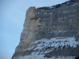 ENTREMONT-LE-VIEUX - SOUS LE GRANIER EN RAQUETTES-savoie
