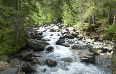CASCADE DE LA COMBE NOIRE PAR LA ROLLAZ - LES CONTAMINES MONTJOIE-haute-savoie
