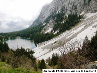 MONT-SAXONNEX - LE LAC BENIT-haute-savoie