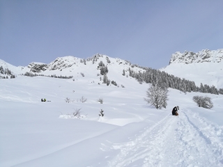 PETITE RANDO RAQUETTES A SOMMAND-haute-savoie