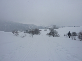 RAQUETTES A BELLEVAUX-haute-savoie