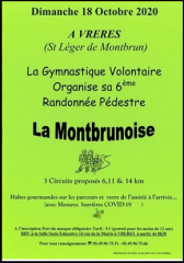RANDONNEE PEDESTRE LA MONBRUNOISE-deux-sevres