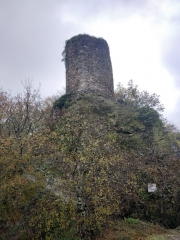 PAMPELONNE - LE CHATEAU ET LE PONT DE THURIES-tarn