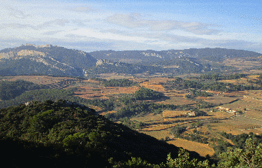 BOUCLE LA ROQUE-ALRIC LE BARROUX PAR LE DEVES-vaucluse