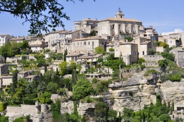 GORDES - ABBAYE DE SENANQUE - VALLON DU PUY DE LA POURAQUE-vaucluse