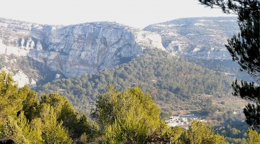 LES FAYARDES PAR LA PISTE DE VALESCURE - LA FONTAINE-vaucluse