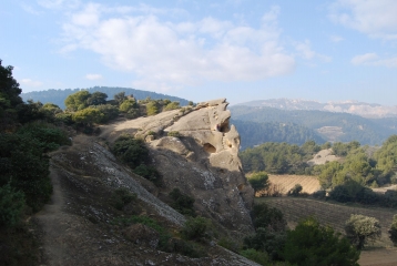 DE BEAUMES DE VENISE A LA ROQUE ALRIC PAR LAFARE-vaucluse