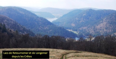 LAC DE BLANCHEMER - CRETES ET LAC DE LA LANDE - DEPUIS LE PONT DE BLANCHEMER-vosges