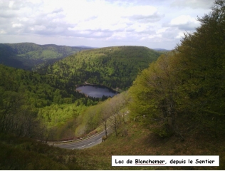 LA BRESSE - SUR LES SENTIERS VERS LE LAC DE BLANCHEMER-vosges