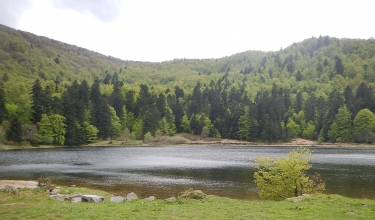 A LA BRESSE  BALADE SUR LES CRETES DEPUIS BLANCHEMER