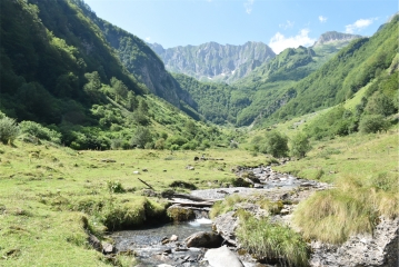 pyrenees-ariegeoises - ARIEGE - SEIX - VALLEE D ESTOURS - CASCADE D ARCOUZAN