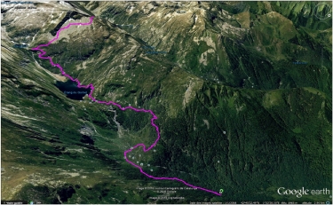 ETANG BLEU - CRETE DU PIC DE LESSE-ariege